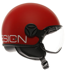 MOMO DESIGN HELMET FGTR CLASSIC MOMODESIGN E2206, CANDY MATT RED/WHITE | 21184A7001010