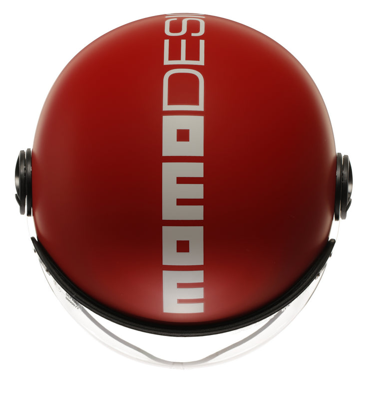 MOMO DESIGN HELMET FGTR CLASSIC MOMODESIGN E2206, CANDY MATT RED/WHITE | 21184A7001010