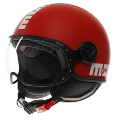MOMO DESIGN HELMET FGTR CLASSIC MOMODESIGN E2206, CANDY MATT RED/WHITE | 21184A7001010