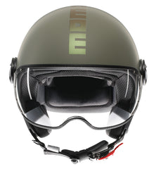 MOMO DESIGN HELMET FGTR CLASSIC MOMODESIGN E2206, FLIP MATT GREEN/BRONZE | 21184A7001013