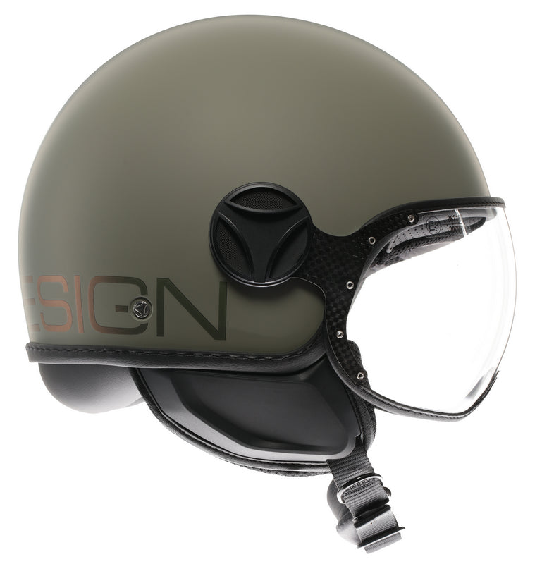 MOMO DESIGN HELMET FGTR CLASSIC MOMODESIGN E2206, FLIP MATT GREEN/BRONZE | 21184A7001013