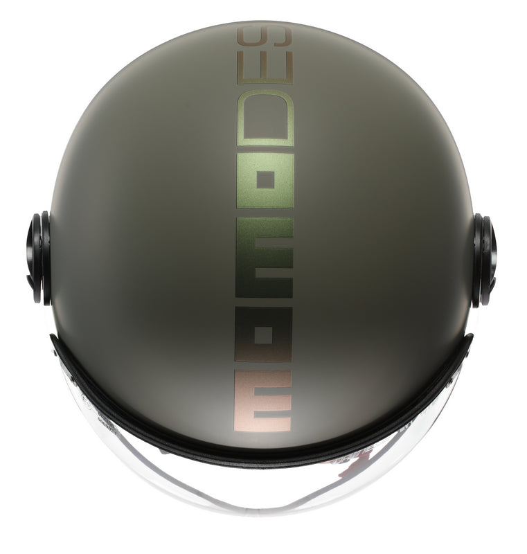 MOMO DESIGN HELMET FGTR CLASSIC MOMODESIGN E2206, FLIP MATT GREEN/BRONZE | 21184A7001013