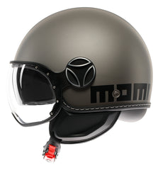 MOMO DESIGN HELMET FGTR EVO MOMODESIGN E2206, MONO MATT TITANIUM FROST/BLACK | 21184A8006004