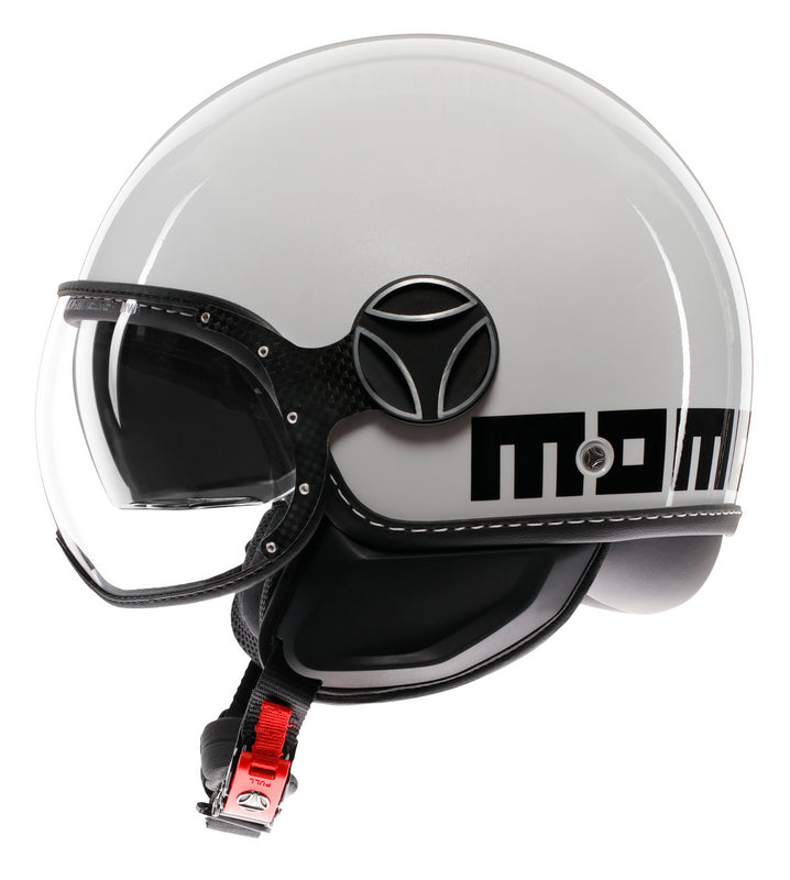 MOMO DESIGN HELMET FGTR EVO MOMODESIGN E2206, MONO WHITE QUARZ/BLACK | 21184A8006006