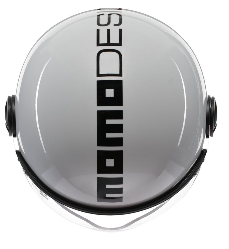 MOMO DESIGN HELMET FGTR EVO MOMODESIGN E2206, MONO WHITE QUARZ/BLACK | 21184A8006006