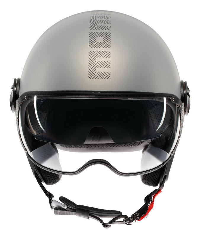 MOMO DESIGN HELMET FGTR EVO MOMODESIGN E2206, HIP MATT GREY/CERULEAN GREY | 21184A8006009