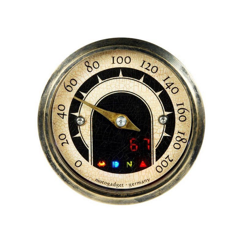 Motogadget Mst Vintage (Tiny With Vintage Design) Brass Bezel | 5001015
