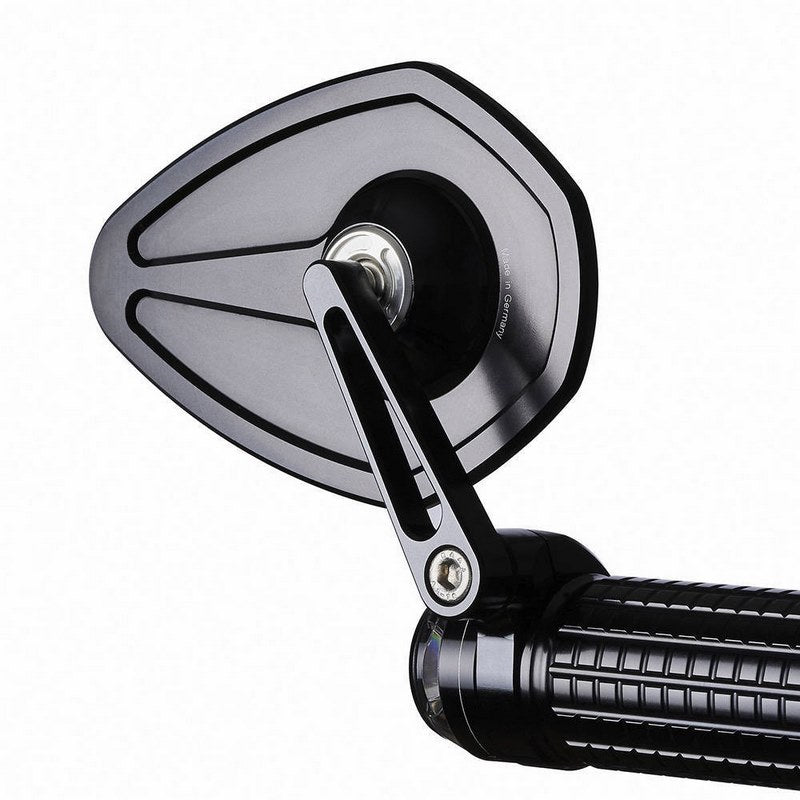 Motogadget Mo.View Pace, Handle Bar End, 1" And 22 Mm, Ece Eckig Oval Black | 7005030