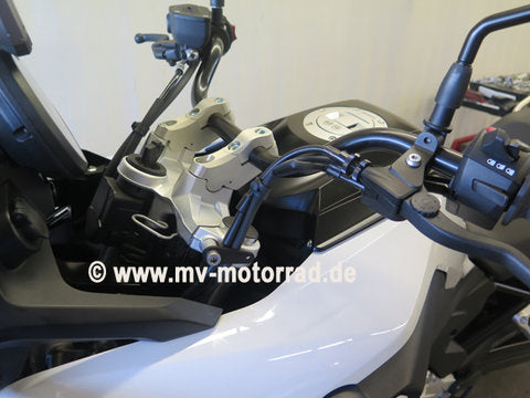 MV Motorrad The Tube Style Superbike Handlebar Adapter for BMW F750GS - 90002-f750gs
