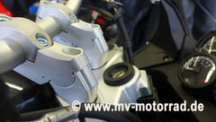 MV Motorrad The Tube Style Superbike Handlebar Adapter for BMW F800GT incl. brake line adapter - 90028F