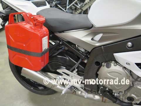 MV Motorrad Luggage Rack for Passenger's Footrest for BMW Solo Drivers - Aluminum, in new Design - 905316alu-bmw