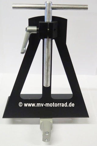 MV Motorrad Luggage Rack for Passenger's Footrest for Solodrivers - Aluminum, in new Design - 905316alu