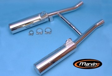 MARVING CYLINDRICAL Ø 100 COUPLE - CHROMIUM | S/2125/BC