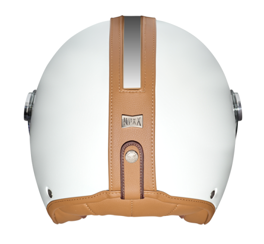 NEXX Garage Helmet X.G30 GROOVY WHITE, CAMEL, Size: XS | 01G3000428111