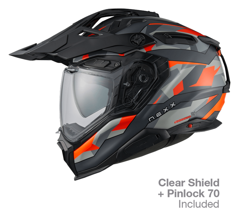 NEXX Adventure Helmet X.WED3 TRAILMANIA GREY.ORA MT , Size: XXS | 01XE302418216
