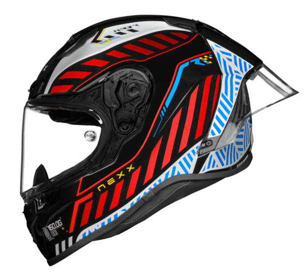 NEXX Race Helmet X.R3R OUT BRAKE BLACK.WHITE, Size: XXS | 01XR301412012