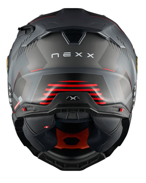 NEXX Street Helmet X.WST3 FLUENCE GREY.RED MT, Size: XXS | 01XS302426897
