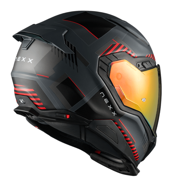 NEXX Street Helmet X.WST3 FLUENCE GREY.RED MT, Size: XXS | 01XS302426897