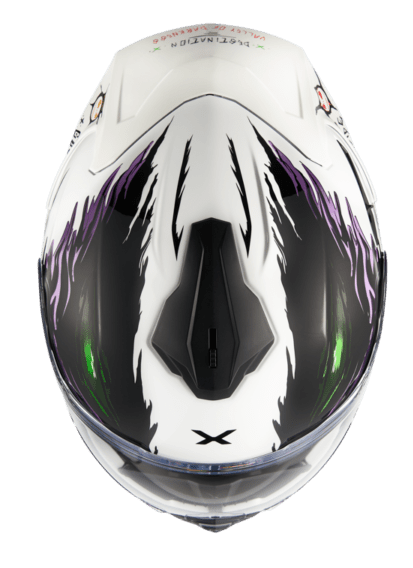 NEXX Sport Helmet Y.100R NIGHT RIDER WHITE, Size: XS | 01YR100410018