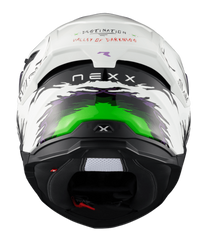 NEXX Sport Helmet Y.100R NIGHT RIDER WHITE, Size: XS | 01YR100410018