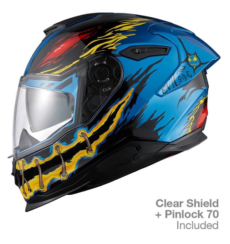 NEXX Sport Helmet Y.100R NIGHT RIDER SKY BLUE, Size: XS | 01YR103410780