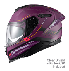 NEXX Sport Helmet Y.100R BARON AUBERGINE MT, Size: XS | 01YR159408934