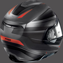 Nolan Flip-Up Helmet N100-5 ORBITER N-COM, Grey Red | N15000536068