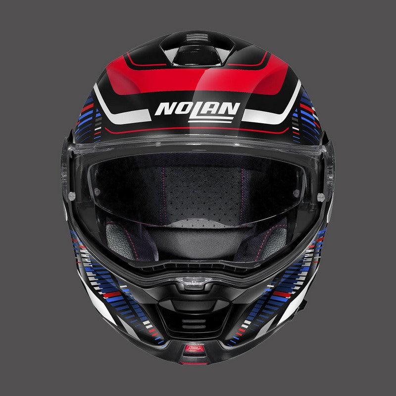 Nolan Modular Helmet N100.5 Plus Starboard N-com Blue Red | N1P000494048