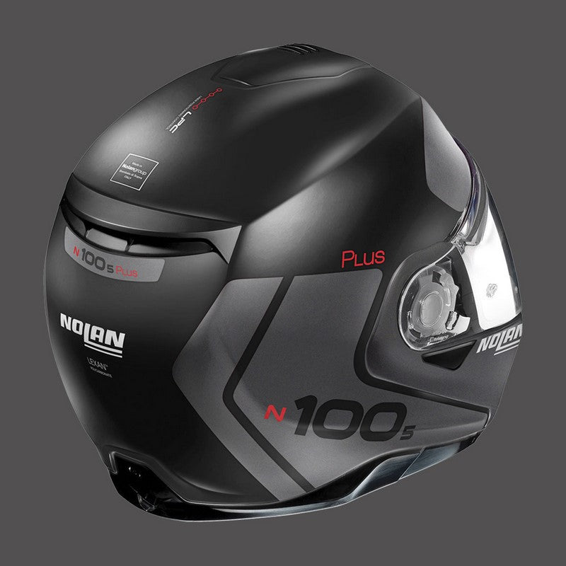 Nolan Modular Helmet N100.5 Plus Distinctive N-com Black Flat | N1P000615021