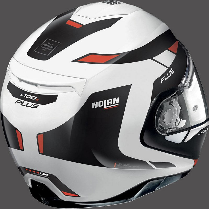 Nolan Flip-Up Helmet N100-5 P MILESTONE N, White Red | N1P000910053