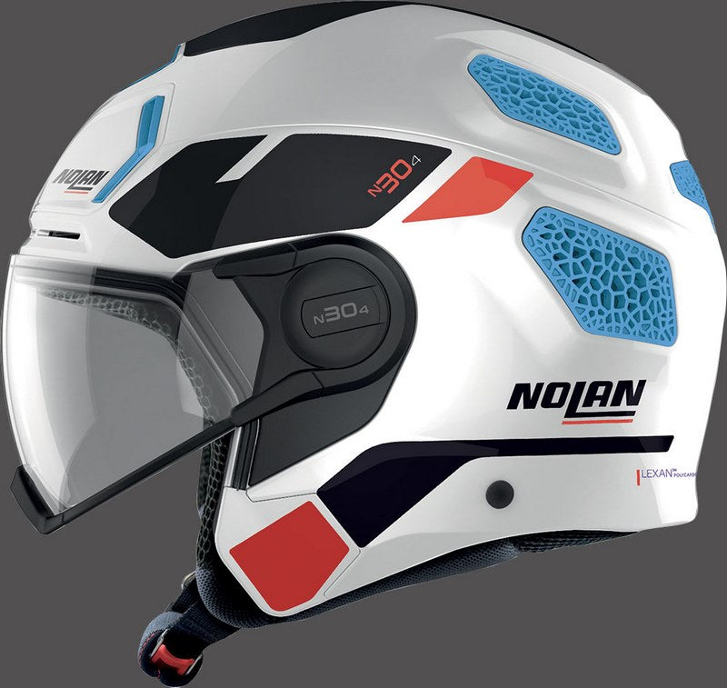 Nolan Jet Helmet N30-4 T BLAZER, White Blue | N3C000632029