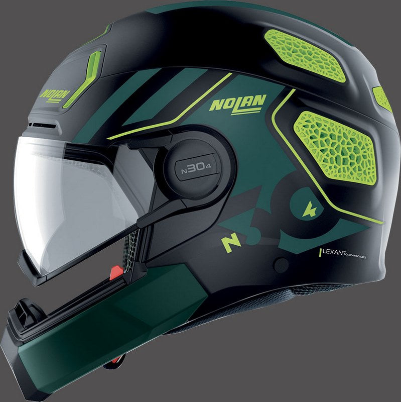 Nolan Modular Helmet N30-4 TP PARKOUR, Green | N3D000662022