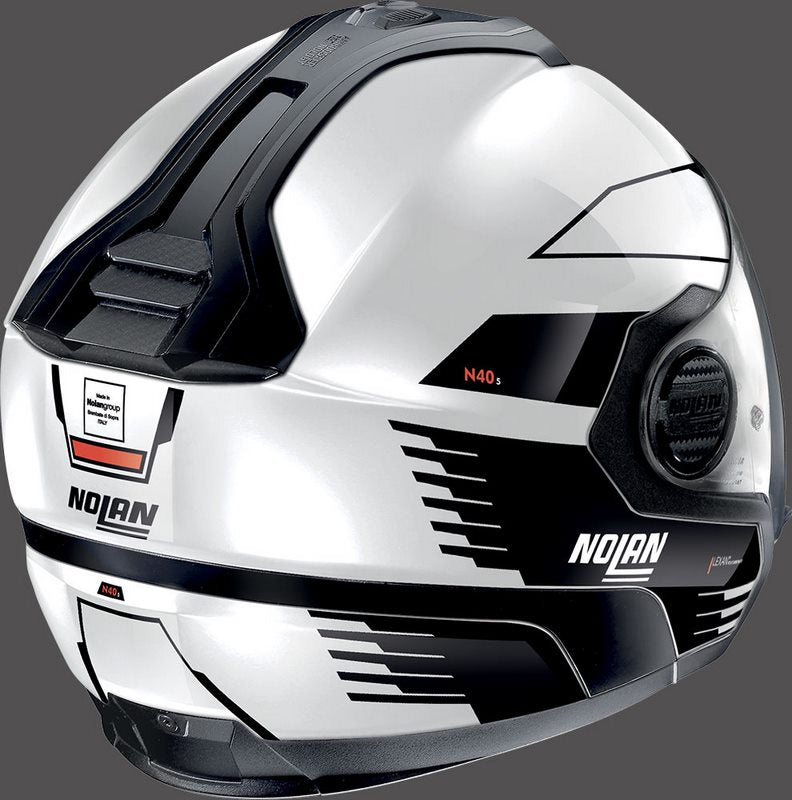 Nolan Jet Helmet N40-5 ZEFIRO N-COM, METAL WHITE | N45000911030