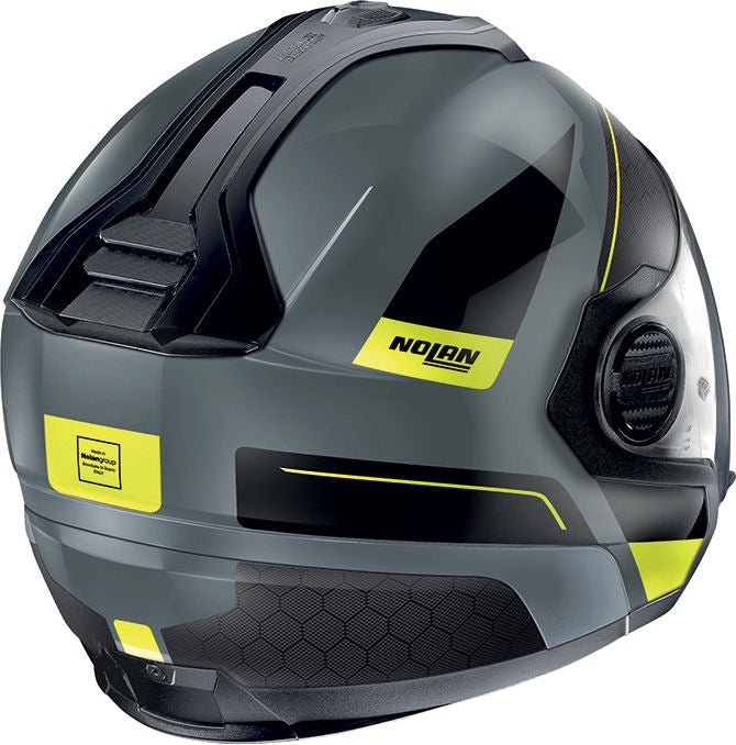 Nolan Jet Helmet N40-5 06 PIVOT N-COM, Yellow Slate Grey | N4Z000526026