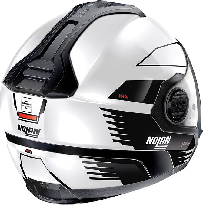 Nolan Jet Helmet N40-5 06 ZEFIRO N-COM, White | N4Z000911030