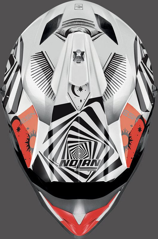 Nolan Full Face Helmet N53 RIDDLER, White Red | N53000644085