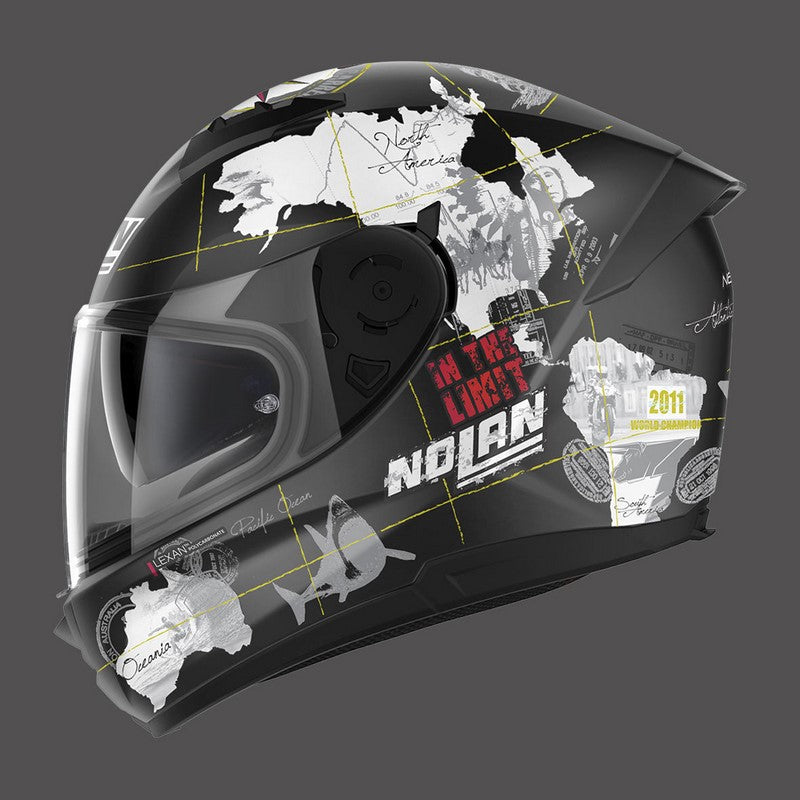 Nolan Full Face Helmet N60.6 Gemini Replica Checa Black Matt | N66000300049