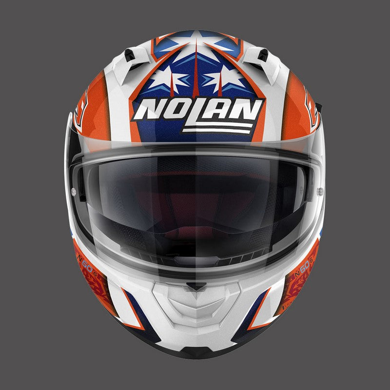 Nolan Full Face Helmet N60.6 Gemini Replica Casey Stoner White | N66000300050