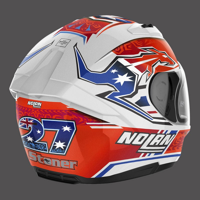 Nolan Full Face Helmet N60.6 Gemini Replica Casey Stoner White | N66000300050