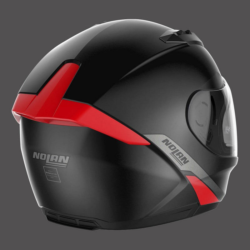 Nolan Full Face Helmet N60.6 Staple N-com Red Black Matt | N66000527041