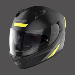 Nolan Full Face Helmet N60.6 Staple N-com Yellow Black Matt | N66000527042