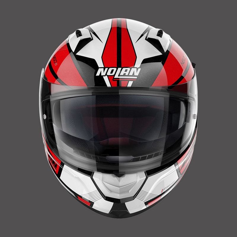 Nolan Full Face Helmet N60.6 Downshift N-com Red Black | N66000566036