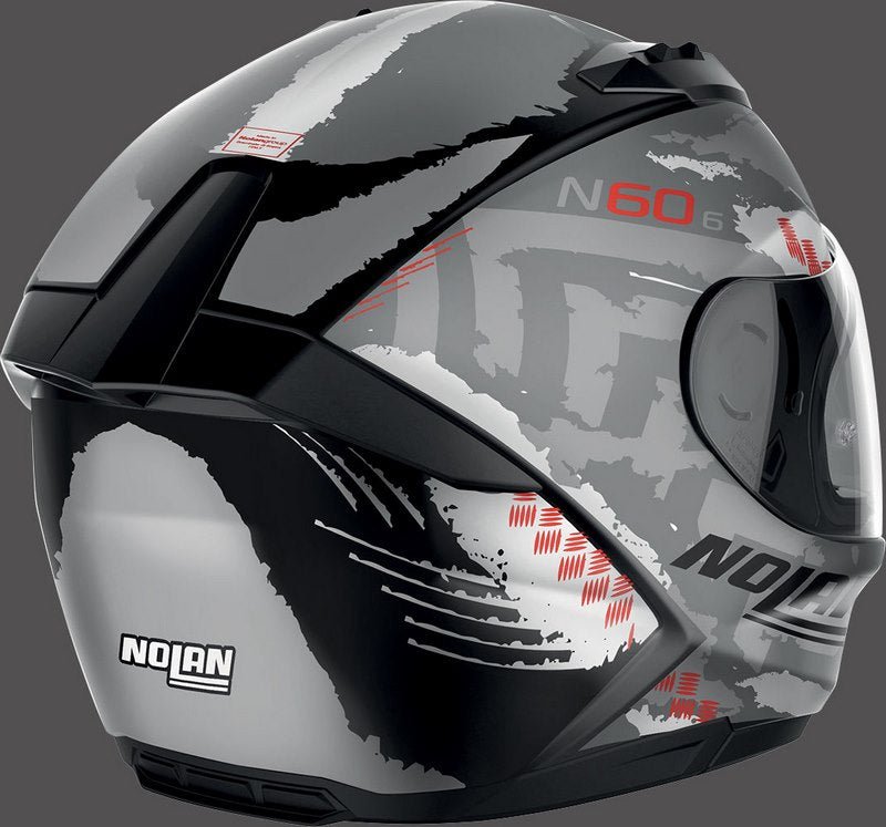 Nolan Full Face Helmet N60-6 WHEELSPIN, Black White | N66000619058
