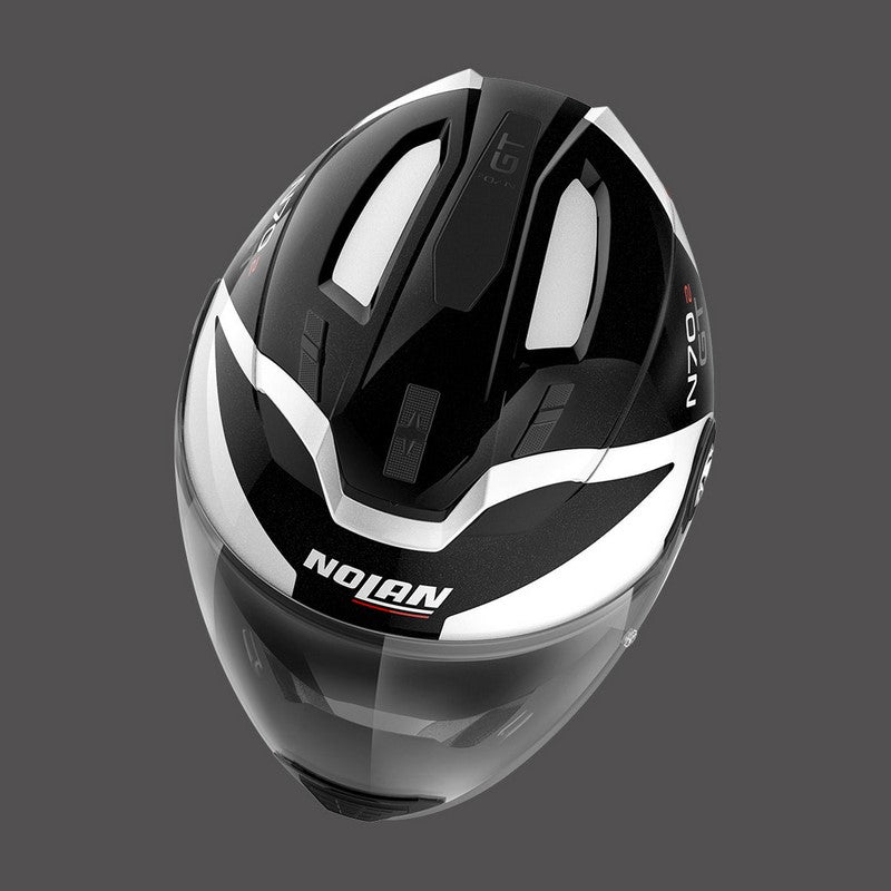 Nolan Modular Helmet N70.2 Gt Glaring N-com White Blue | N7G000798049