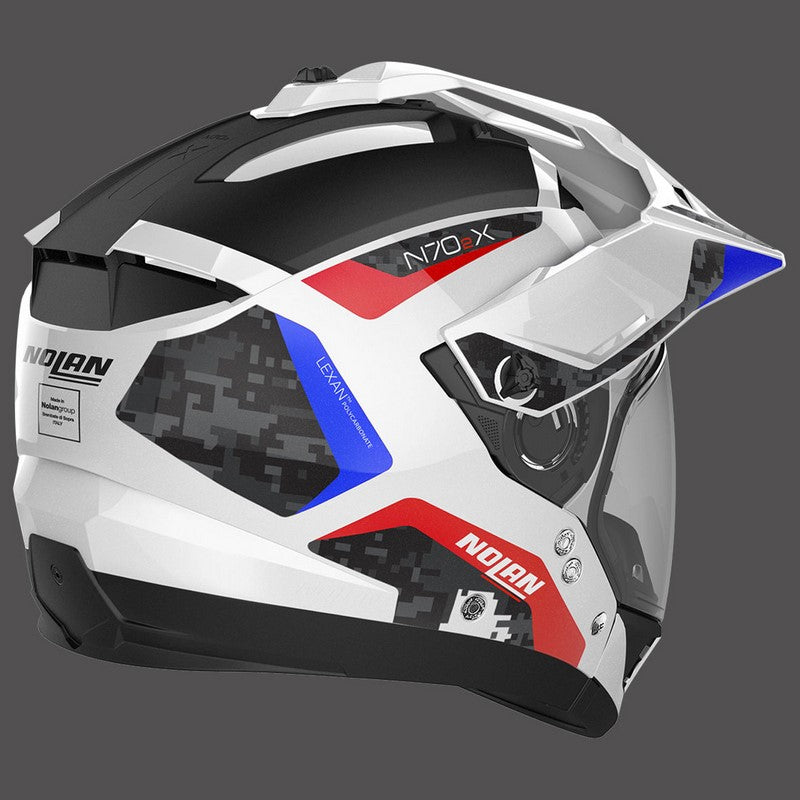 Nolan Modular Helmet N70.2x Torpedo N-com White Blue Red | N7X000547045