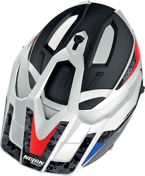 Nolan Modular Helmet N70-2 X 06 TORPEDO N-C, White Blue Red | N7Y000547045