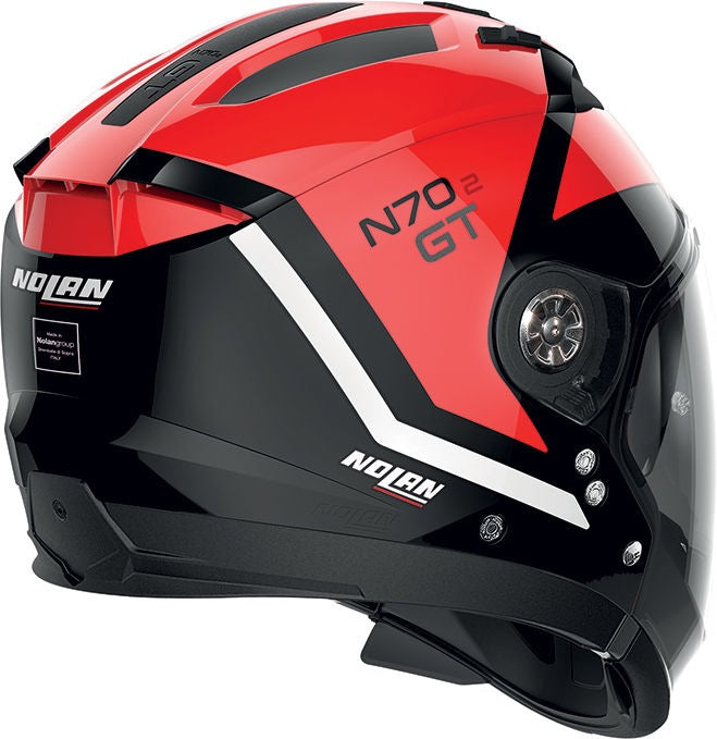 Nolan Modular Helmet N70-2 GT 06 GLARING N-C, Red Black | N7Z000798047