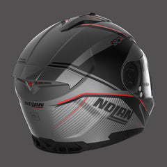 Nolan Full Face Helmet N80.8 Astute N-com Red Lava Grey Matt | N88000529024