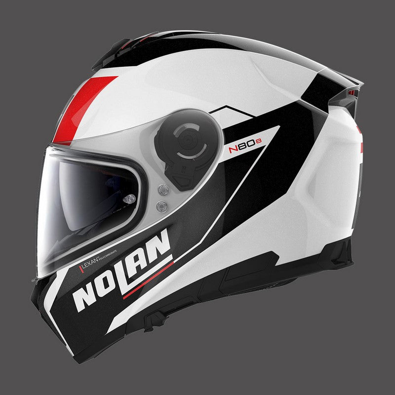 Nolan Full Face Helmet N80.8 Mandrake N-com Red White | N88000538049