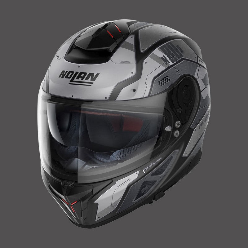 Nolan Full Face Helmet N80.8 Starscream N-com Grey Black Matt | N88000544032